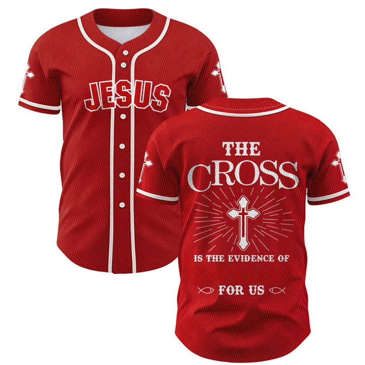 Christianartworkshop - La croce è la prova dell'amore di Dio - Maglia da baseball unisex - Rosso - 5XL - image 49