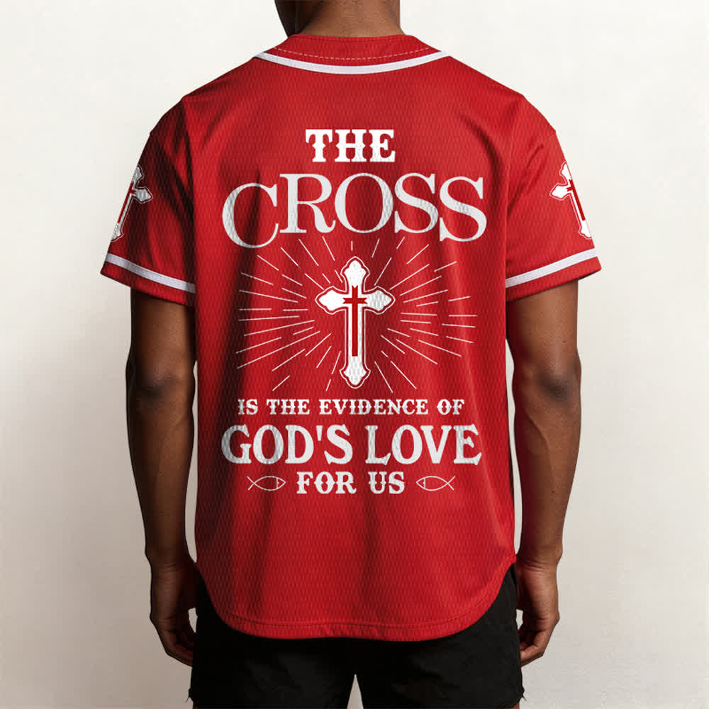 Christianartworkshop - La croce è la prova dell'amore di Dio - Maglia da baseball unisex - image 54