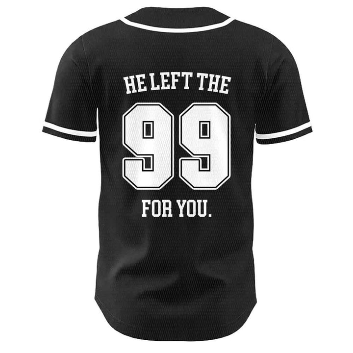 Christianartworkshop Maglia da baseball unisex "Gesù ha lasciato il 99 per te" - image 7