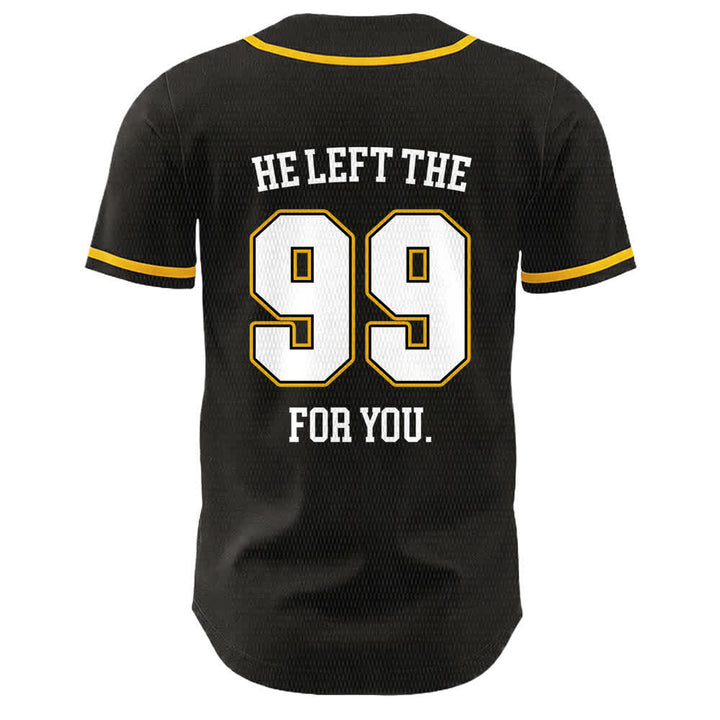 Christianartworkshop Maglia da baseball unisex "Gesù ha lasciato il 99 per te" - image 1