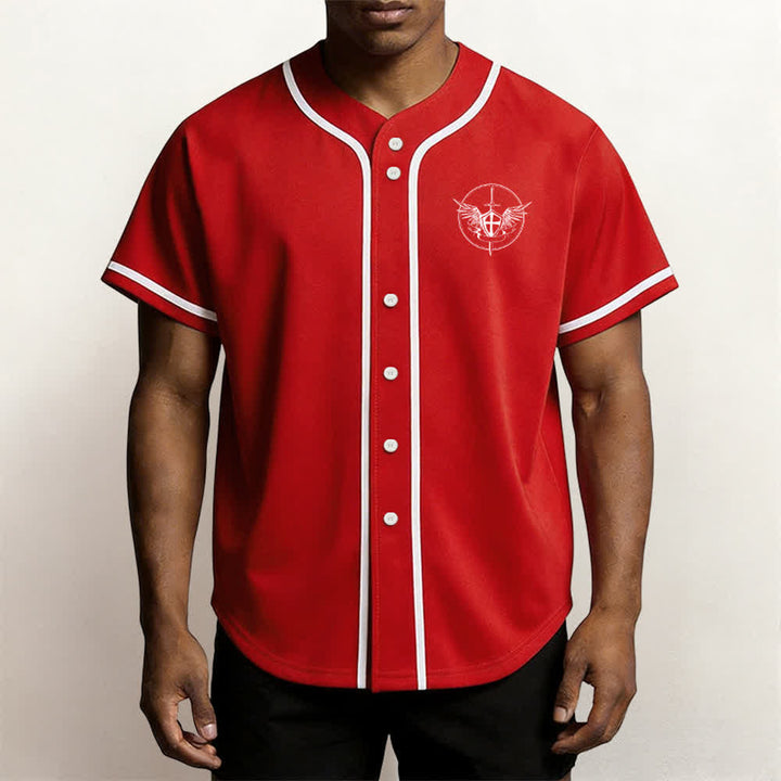Christianartworkshop Maglia da baseball unisex con la scritta "San Michele Arcangelo, difendici" - image 20