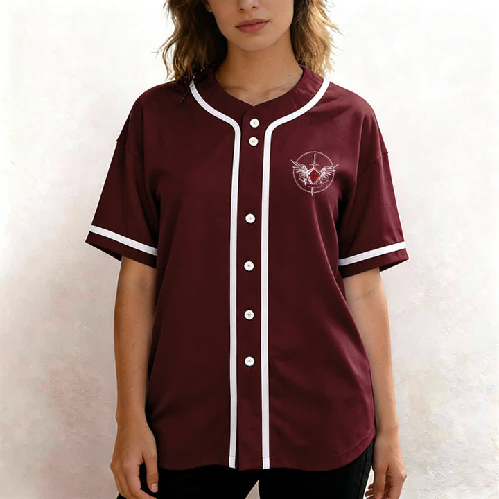 Christianartworkshop Maglia da baseball unisex con la scritta "San Michele Arcangelo, difendici" - image 25