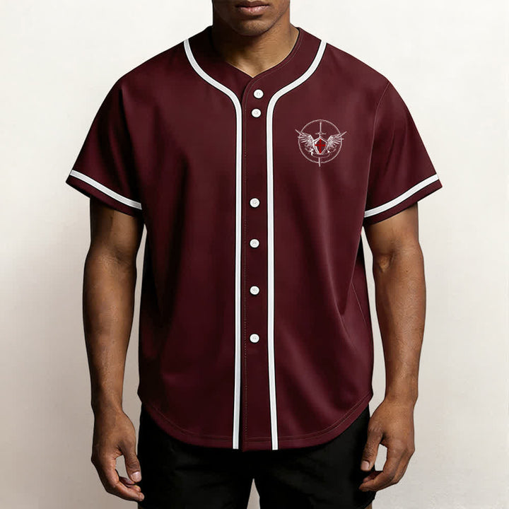 Christianartworkshop Maglia da baseball unisex con la scritta "San Michele Arcangelo, difendici" - image 27