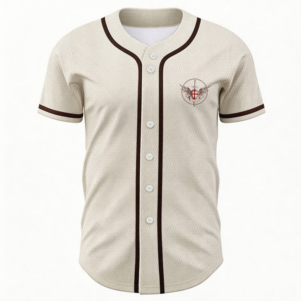 Christianartworkshop Maglia da baseball unisex con la scritta "San Michele Arcangelo, difendici" - image 52