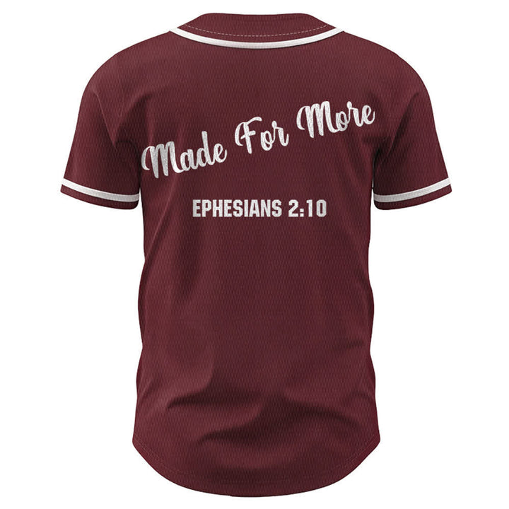 Christianartworkshop Made For More Ephesians 2:10 Maglia da baseball unisex - image 1