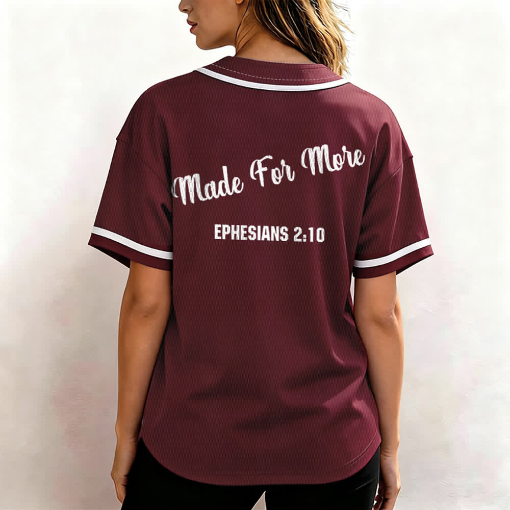 Christianartworkshop Made For More Ephesians 2:10 Maglia da baseball unisex - image 3