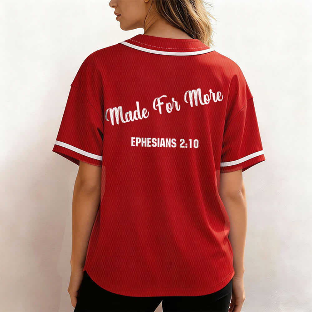 Christianartworkshop Made For More Ephesians 2:10 Maglia da baseball unisex - image 24