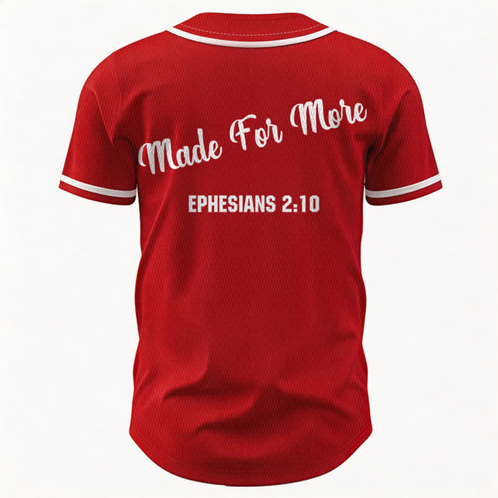 Christianartworkshop Made For More Ephesians 2:10 Maglia da baseball unisex - image 22