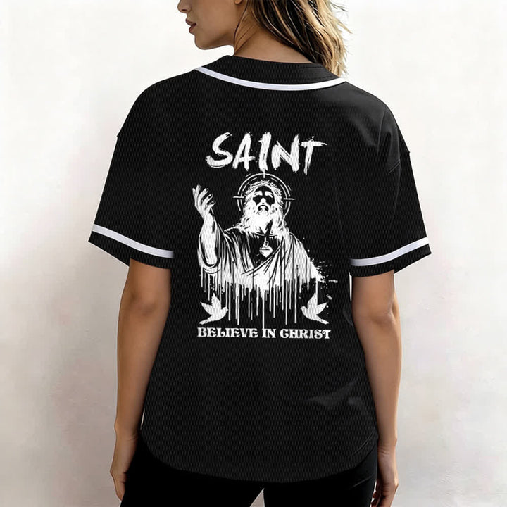 Christianartworkshop Maglia da baseball unisex "Saint Believe In Christ" - image 10