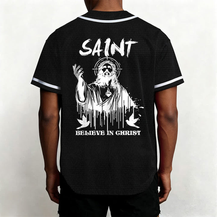 Christianartworkshop Maglia da baseball unisex "Saint Believe In Christ" - image 12