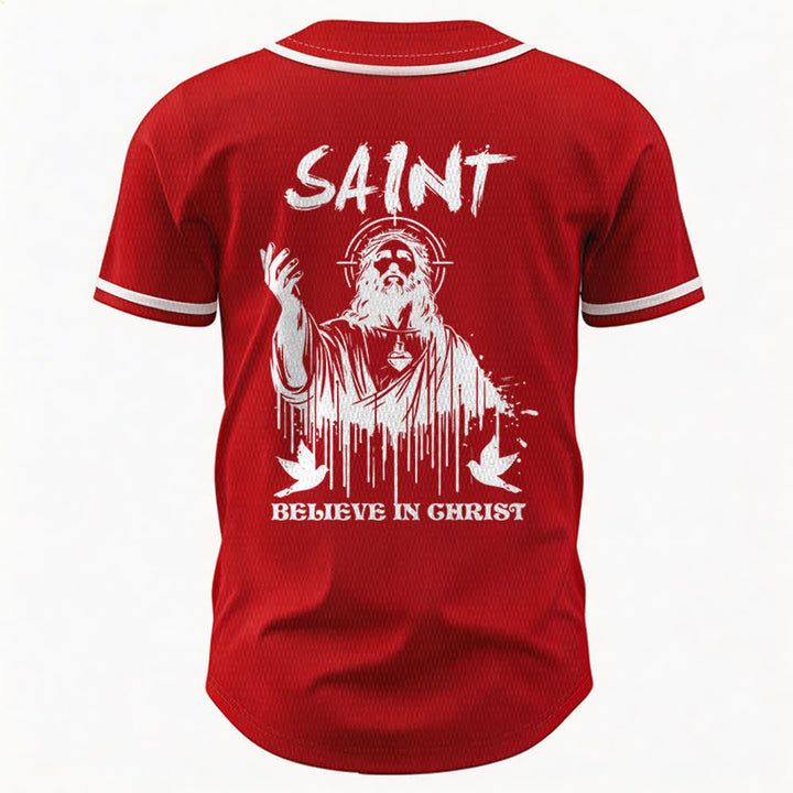 Christianartworkshop Maglia da baseball unisex "Saint Believe In Christ" - image 15