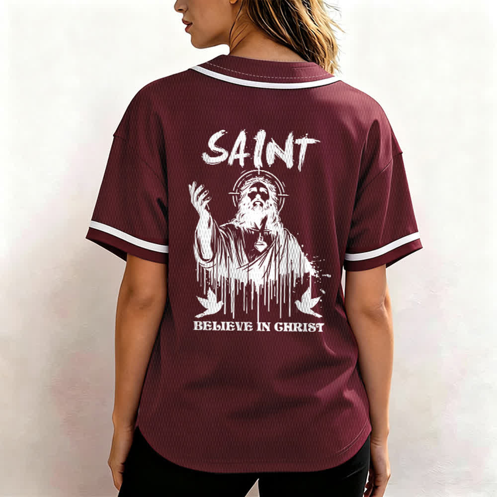 Christianartworkshop Maglia da baseball unisex "Saint Believe In Christ" - image 26