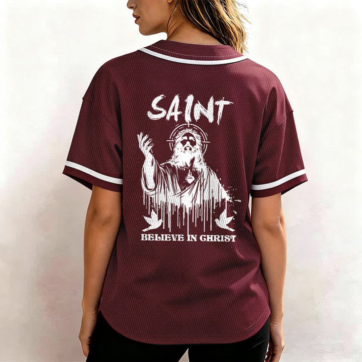 Christianartworkshop Maglia da baseball unisex "Saint Believe In Christ" - image 26