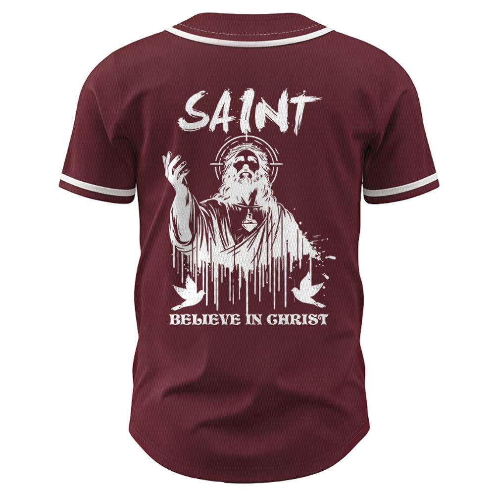 Christianartworkshop Maglia da baseball unisex "Saint Believe In Christ" - image 22