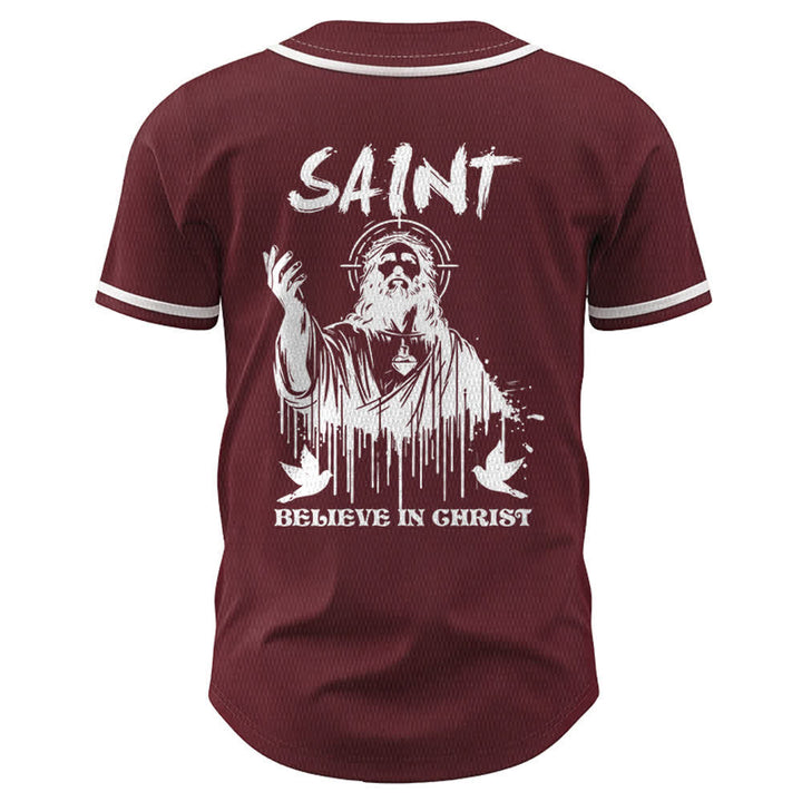 Christianartworkshop Maglia da baseball unisex "Saint Believe In Christ" - image 22