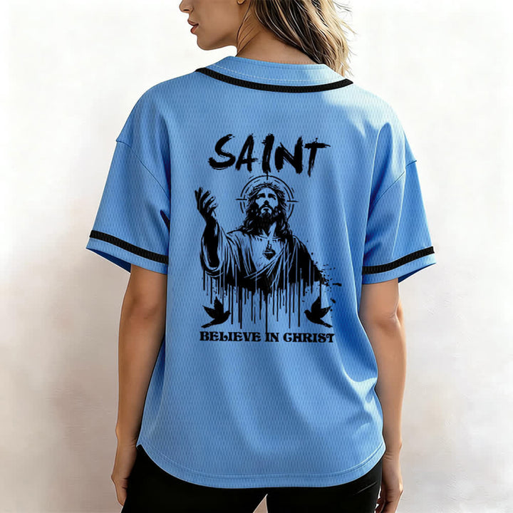 Christianartworkshop Maglia da baseball unisex "Saint Believe In Christ" - image 31