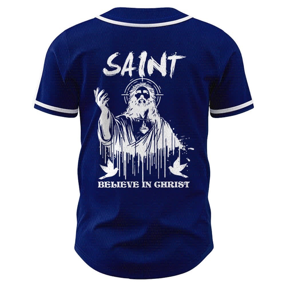 Christianartworkshop Maglia da baseball unisex "Saint Believe In Christ" - image 36