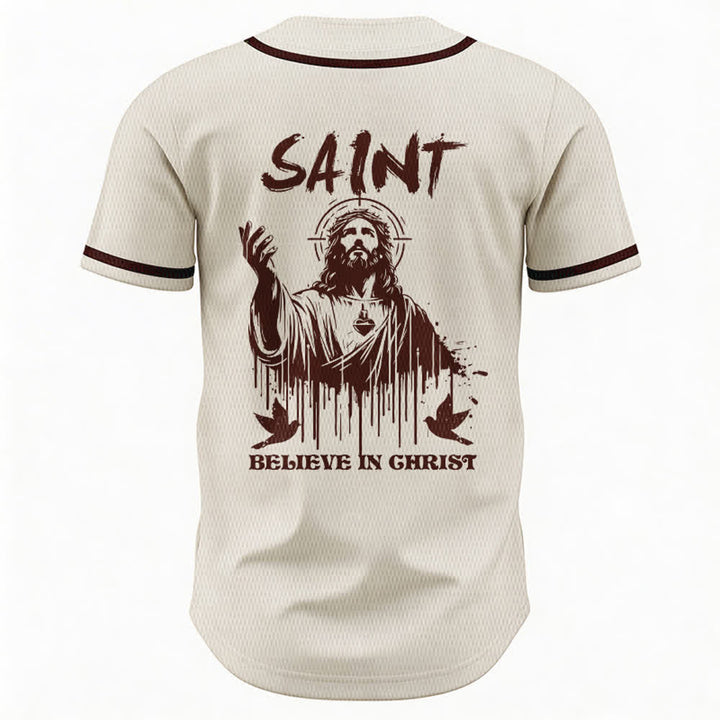 Christianartworkshop Maglia da baseball unisex "Saint Believe In Christ" - image 50
