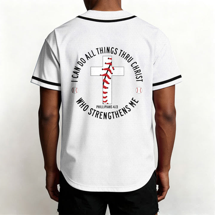 Christianartworkshop Filippesi 4:13 Posso fare ogni cosa Maglia da baseball unisex - image 12