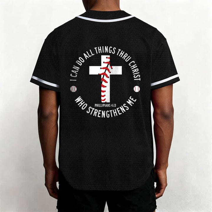 Christianartworkshop Filippesi 4:13 Posso fare ogni cosa Maglia da baseball unisex - image 17