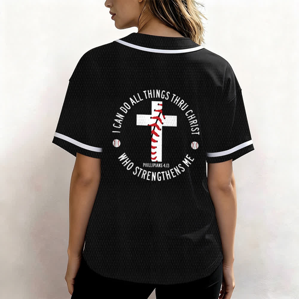 Christianartworkshop Filippesi 4:13 Posso fare ogni cosa Maglia da baseball unisex - image 18