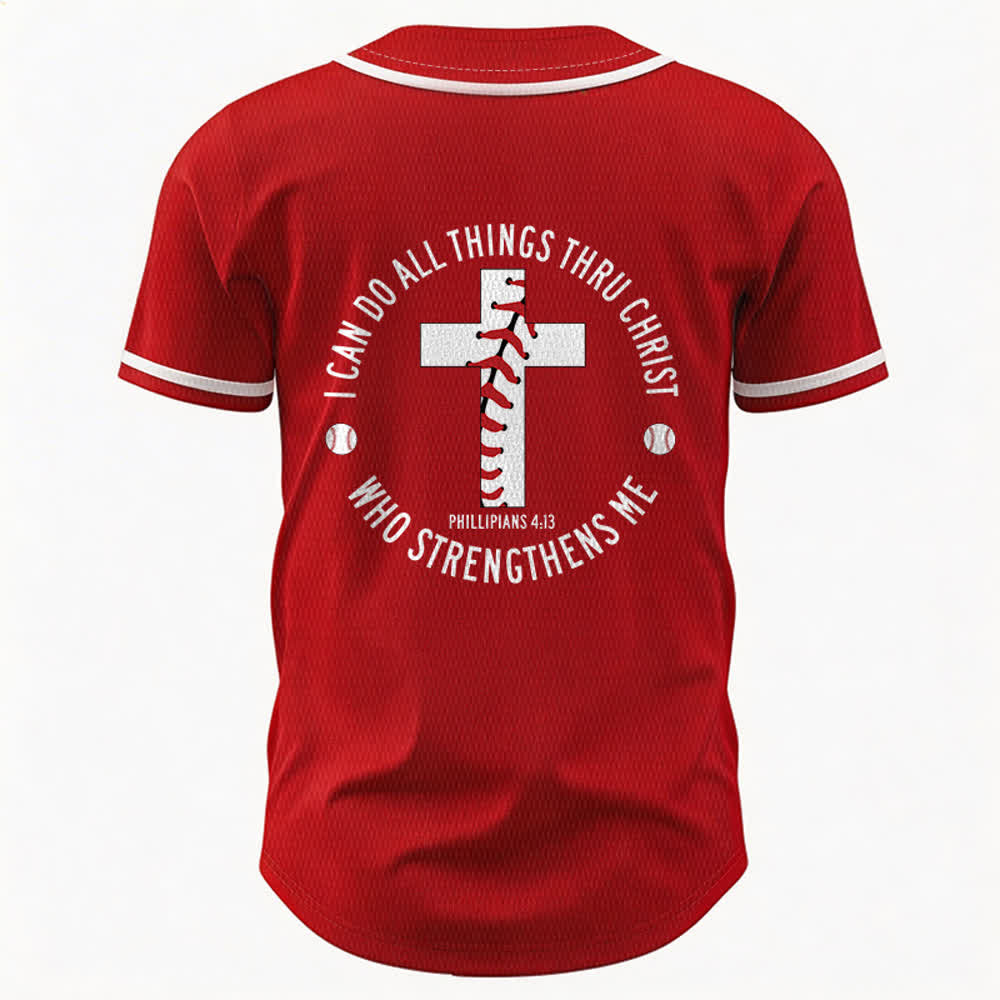 Christianartworkshop Filippesi 4:13 Posso fare ogni cosa Maglia da baseball unisex - image 22