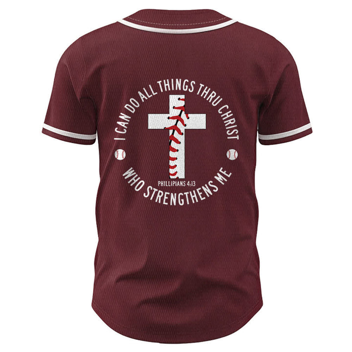 Christianartworkshop Filippesi 4:13 Posso fare ogni cosa Maglia da baseball unisex - image 29