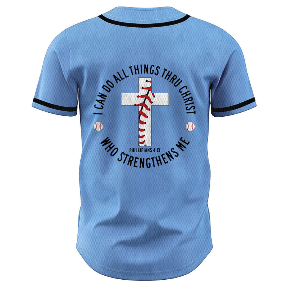 Christianartworkshop Filippesi 4:13 Posso fare ogni cosa Maglia da baseball unisex - image 36