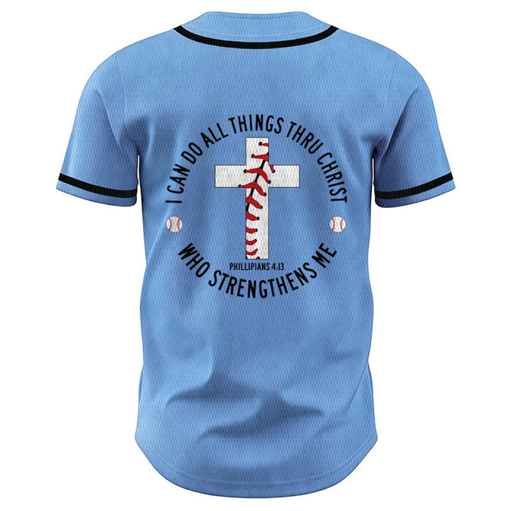 Christianartworkshop Filippesi 4:13 Posso fare ogni cosa Maglia da baseball unisex - image 36