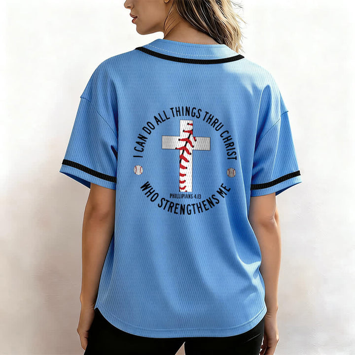 Christianartworkshop Filippesi 4:13 Posso fare ogni cosa Maglia da baseball unisex - image 38