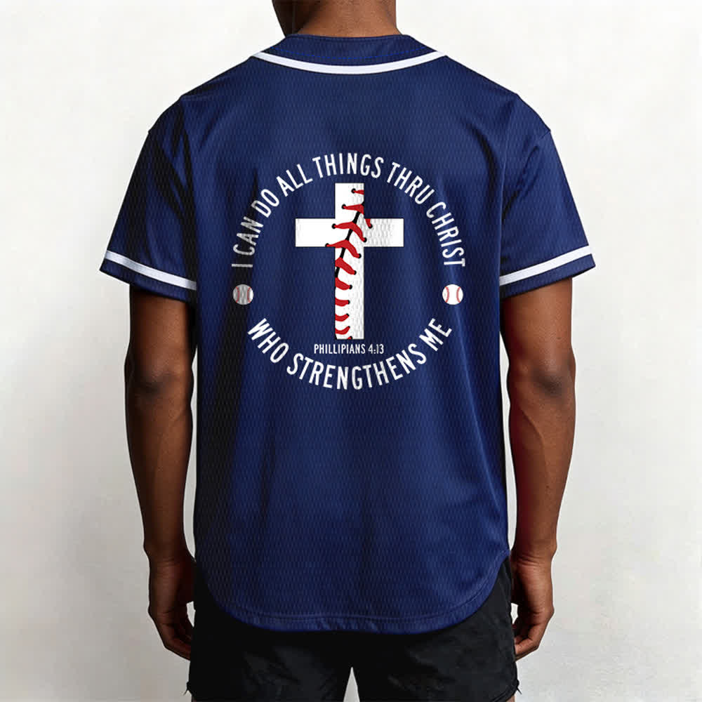 Christianartworkshop Filippesi 4:13 Posso fare ogni cosa Maglia da baseball unisex - image 47