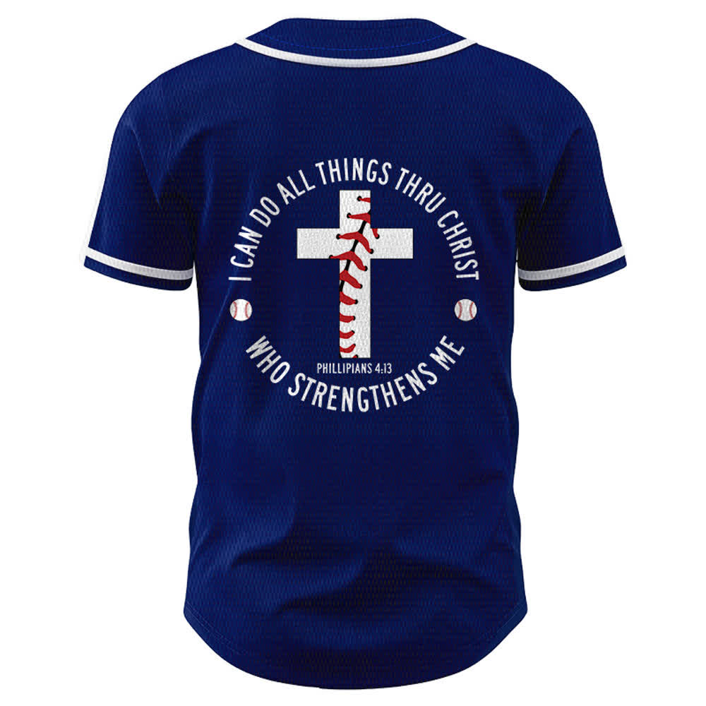Christianartworkshop Filippesi 4:13 Posso fare ogni cosa Maglia da baseball unisex - image 43