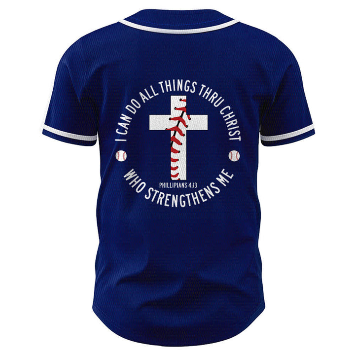 Christianartworkshop Filippesi 4:13 Posso fare ogni cosa Maglia da baseball unisex - image 43