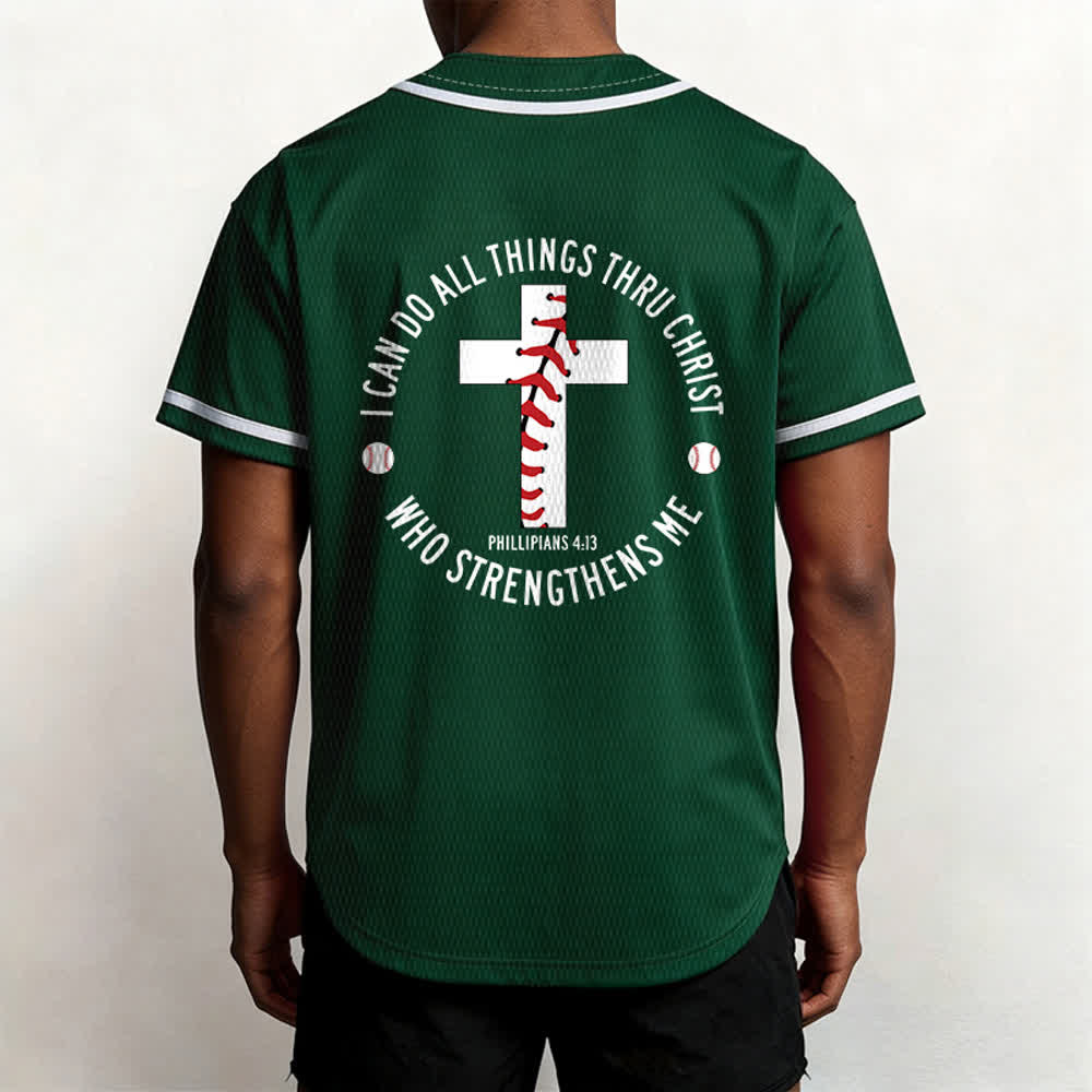Christianartworkshop Filippesi 4:13 Posso fare ogni cosa Maglia da baseball unisex - image 54