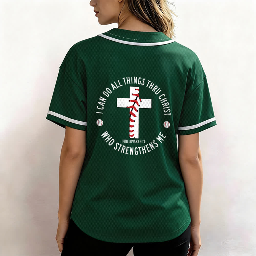 Christianartworkshop Filippesi 4:13 Posso fare ogni cosa Maglia da baseball unisex - image 52