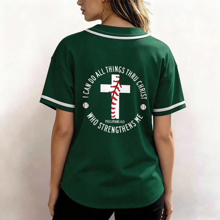 Christianartworkshop Filippesi 4:13 Posso fare ogni cosa Maglia da baseball unisex - image 52