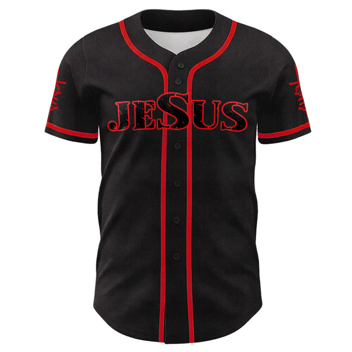 Christianartworkshop Maglia da baseball con croce di Gesù, chiodo e corona di spine - image 8