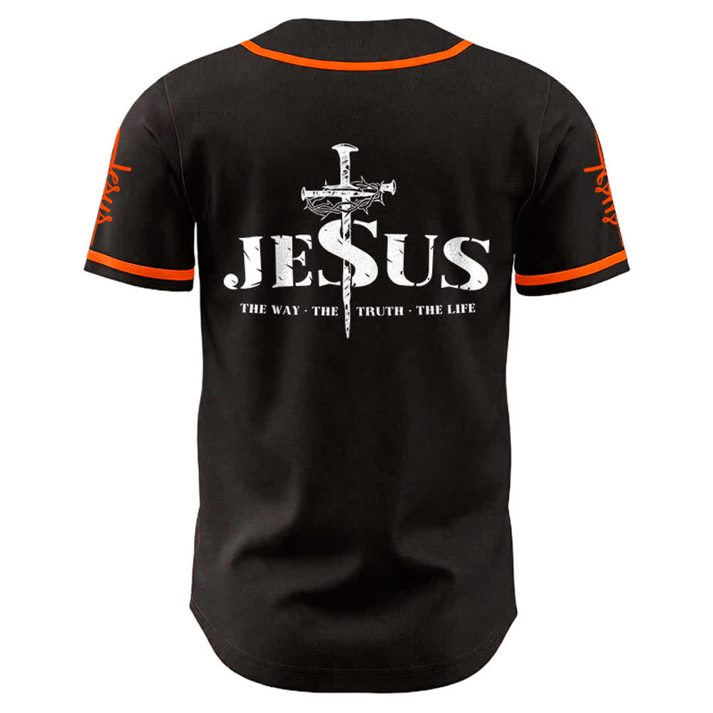 Christianartworkshop Maglia da baseball con croce di Gesù, chiodo e corona di spine - image 12