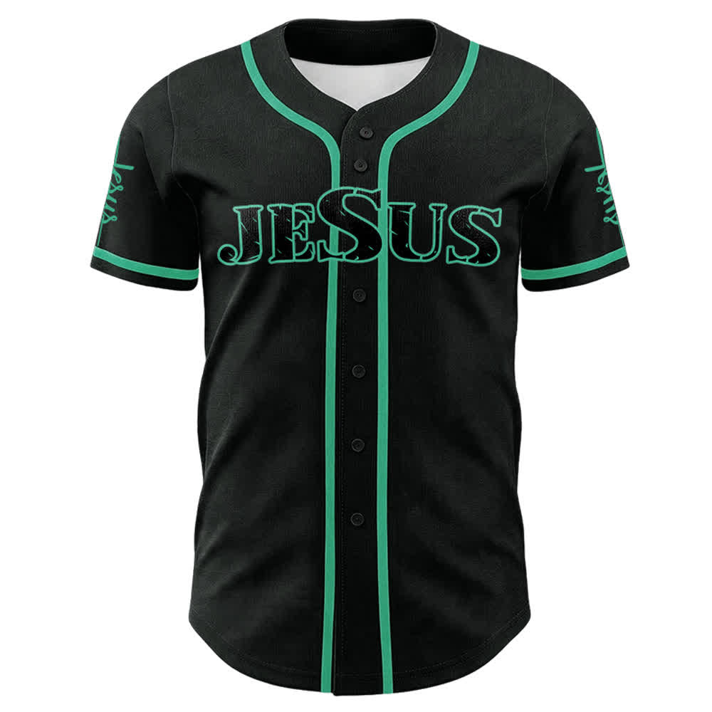Christianartworkshop Maglia da baseball con croce di Gesù, chiodo e corona di spine - image 14