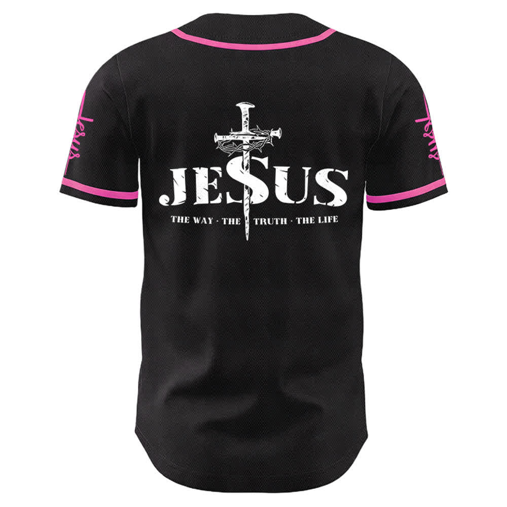 Christianartworkshop Maglia da baseball con croce di Gesù, chiodo e corona di spine - image 21