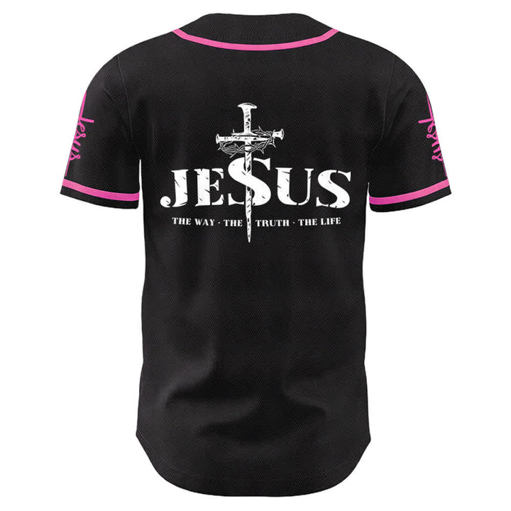 Christianartworkshop Maglia da baseball con croce di Gesù, chiodo e corona di spine - image 21