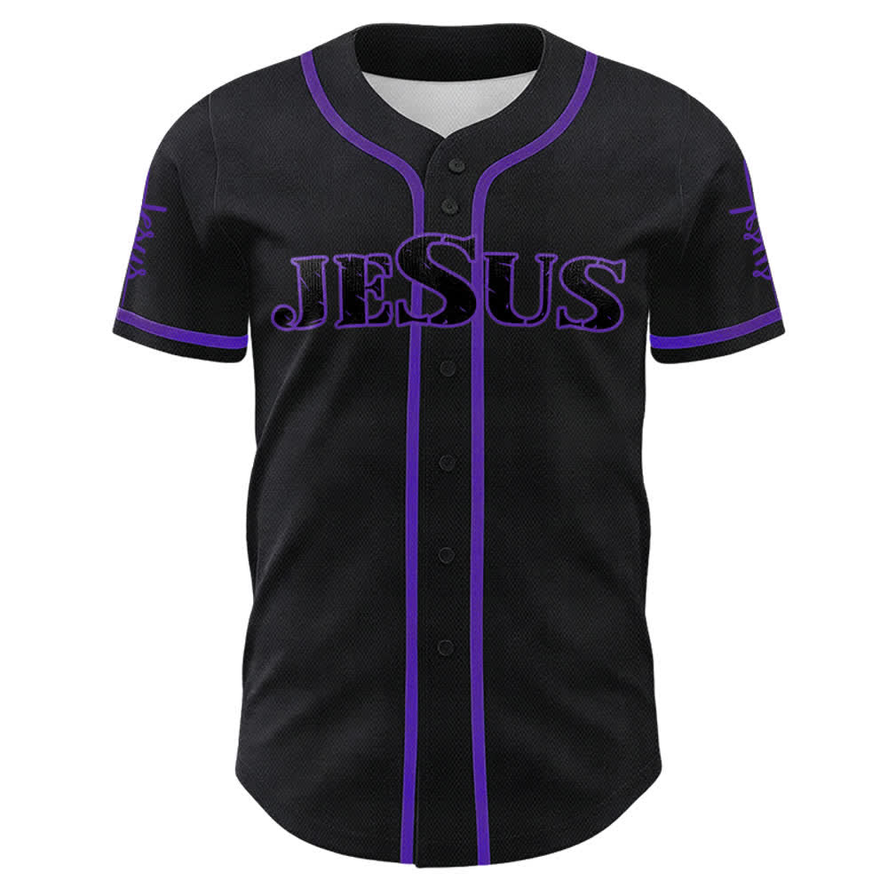 Christianartworkshop Maglia da baseball con croce di Gesù, chiodo e corona di spine - image 26