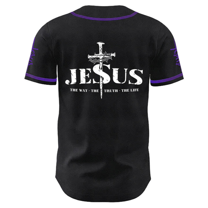 Christianartworkshop Maglia da baseball con croce di Gesù, chiodo e corona di spine - image 27