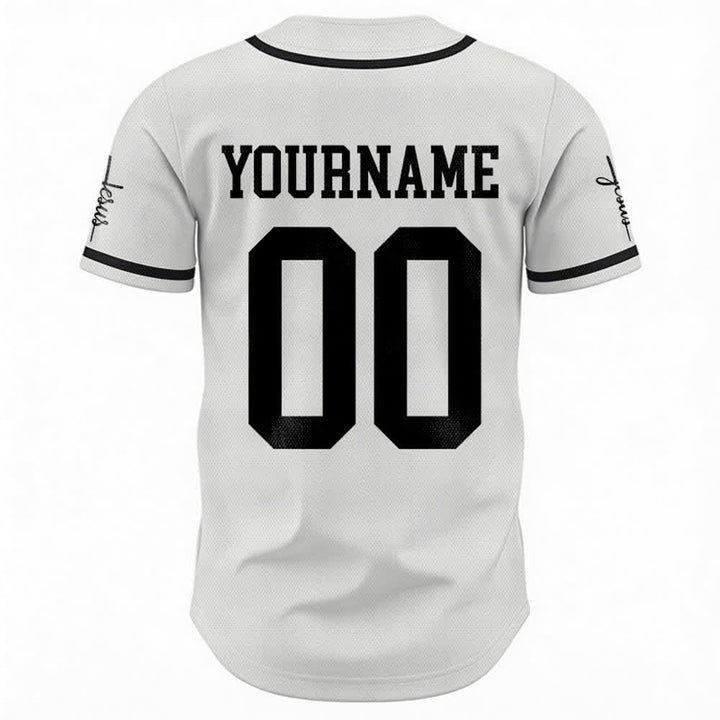 Christianartworkshop Child Of God Maglia da baseball unisex personalizzata con nome e numero - image 3