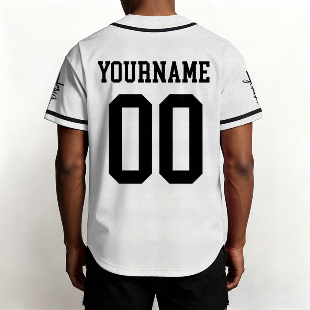 Christianartworkshop Child Of God Maglia da baseball unisex personalizzata con nome e numero - image 7