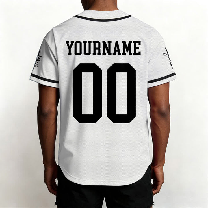 Christianartworkshop Child Of God Maglia da baseball unisex personalizzata con nome e numero - image 7