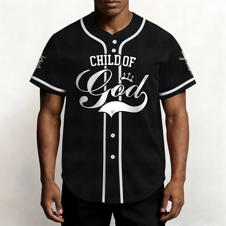 Christianartworkshop Child Of God Maglia da baseball unisex personalizzata con nome e numero - image 12