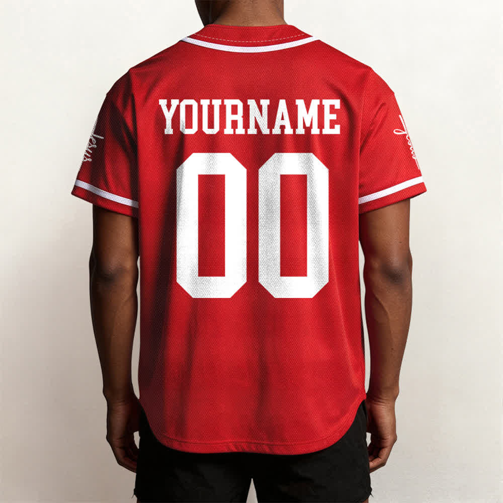 Christianartworkshop Child Of God Maglia da baseball unisex personalizzata con nome e numero - image 23