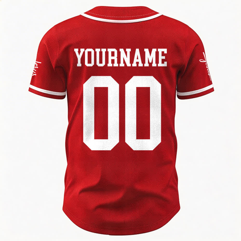 Christianartworkshop Child Of God Maglia da baseball unisex personalizzata con nome e numero - image 19