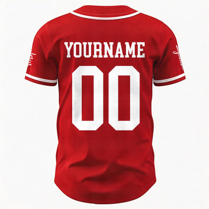 Christianartworkshop Child Of God Maglia da baseball unisex personalizzata con nome e numero - image 19